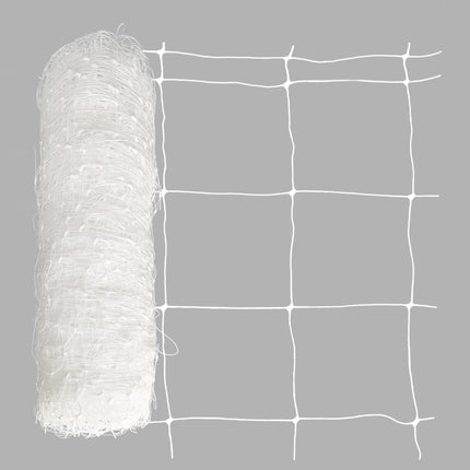 Toolazy Trellis Netting 59" x328' White - Heavy Duty 6" Mesh Plant Support Net for Climbing Vegetables, Garden Trellis Roll for Tomato Cucumber Pea Bean Vine Grow Tent Scrog Hydroponic