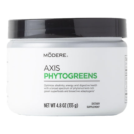 Modere PHYTOGREEN Powder - Daily Greens Wellness Formula, Easy to Mix Plant-Based Blend for Everyday Routines, Convenient Canister - 135 g
