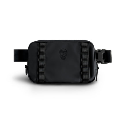 Gymreapers Travel Small Crossbody Bags for Men & Women with Hidden Pocket - Waterproof Crosssbody Fanny Pack for Men with Adjustable Shoulder Sling Belt for Traveling, Running & Hiking (Onyx)