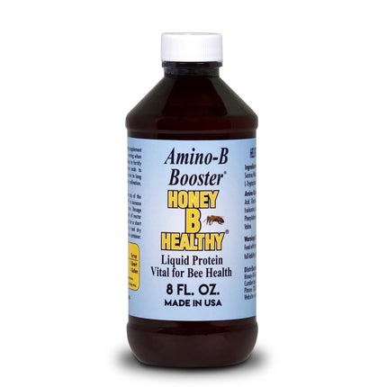 Amino-B Booster 8 oz. Bottle, Liquid Protein Vital for Bee Health