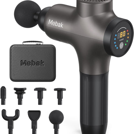 Mebak 3 Massage Gun Deep Tissue, Muscle Massager for Athletes Pain Relief