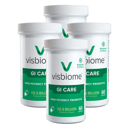 Visbiome® GI Care - High Potency Probiotic - 112.5 Billion CFU Live Probiotics, Original De Simone Formulation, Made in USA, 240 Capsules.