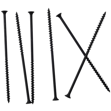 JEGONFRI 45PCS #10 × 5" Coarse Thread Black Drywall Screws, Wood Screws