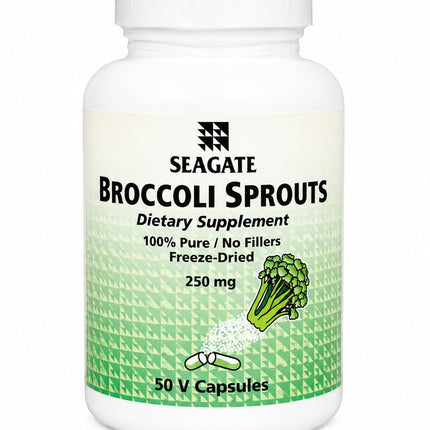 Seagate Products Broccoli Sprouts 250 mg 50 Capsules