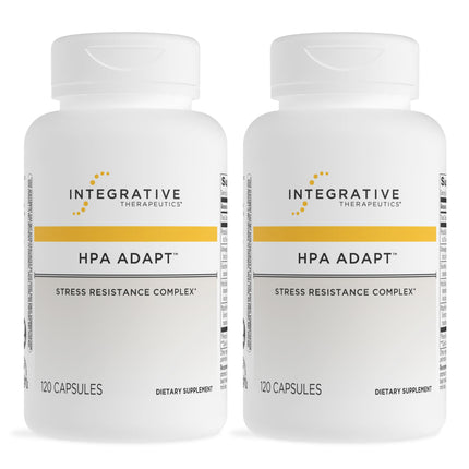 Integrative Therapeutics HPA Adapt - Adaptogenic Supplement for Stress Support* - Includes Ashwagandha, Rhodiola & Other Adaptogenic Herbs* - Vegan, Dairy-Free & Gluten-Free - 240 Capsules