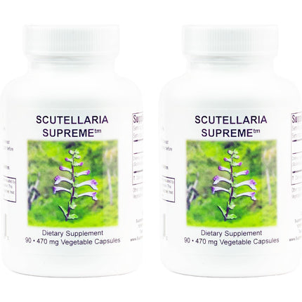 Supreme Nutrition Scutellaria Supreme, 90 Pure Chinese Skullcap Root Vegetarian Capsules (Pack of 2)