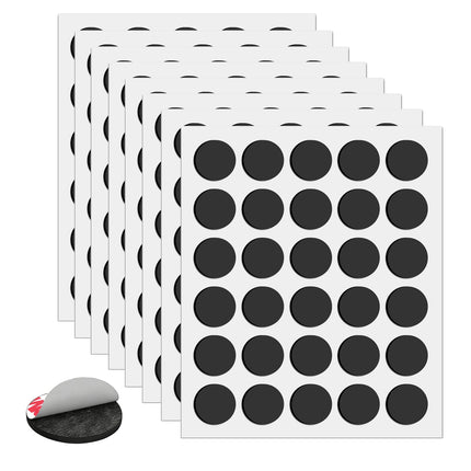 Towjug Round Magnets with Adhesive Backing, 240 Fridge Circle Magnetic Tape