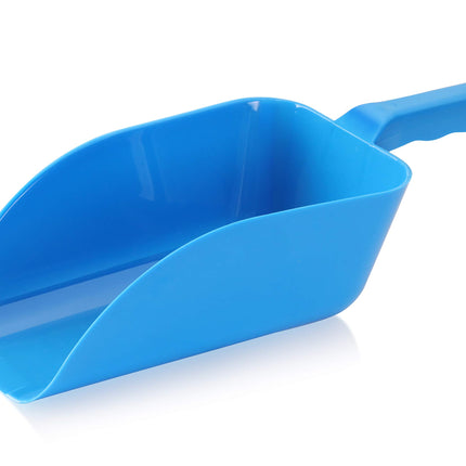 New Star Foodservice Commercial Grade Polycarbonate Plastic Utility Ice Scoop, Blue, 64 oz