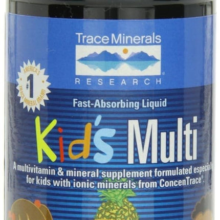 Trace Minerals Kid's Multi - Whole Body Health Supplement for Children - Easy-to-Drink Liquid Supplement with Essential Nutrients - Immune & Bone Health Support - Citrus Punch, 8 fl oz (48 Servings)