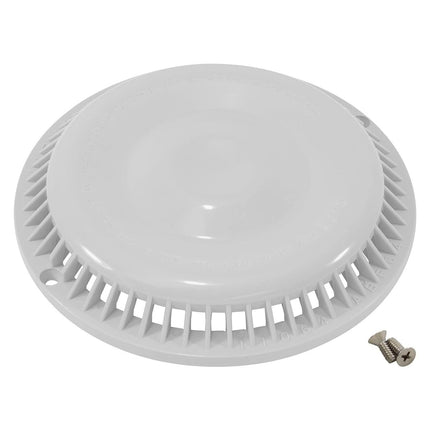Afras Anti-Vortex White Drain Cover 7 3/8 inch - White Pool Main Grate Replacement with 2 Screws 11064W…