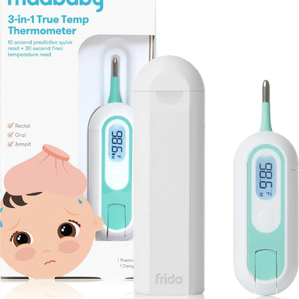 Frida Baby 3-in-1 Rectal, Underarm & Oral Thermometer for Infants & Kids
