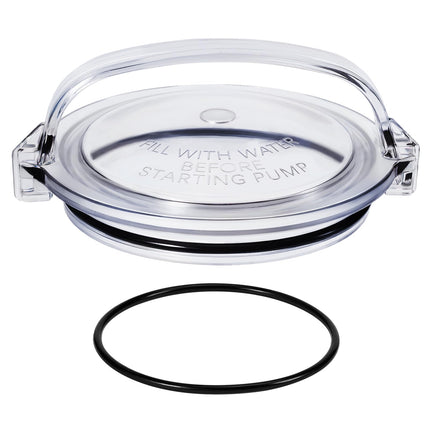 ComfyKit Pool Pump Lid and O-Ring Replacement Compatible with Hayward Power-Flo SPX1500D2A, Clear Pump Strainer Cover for Above Ground Pool Pump