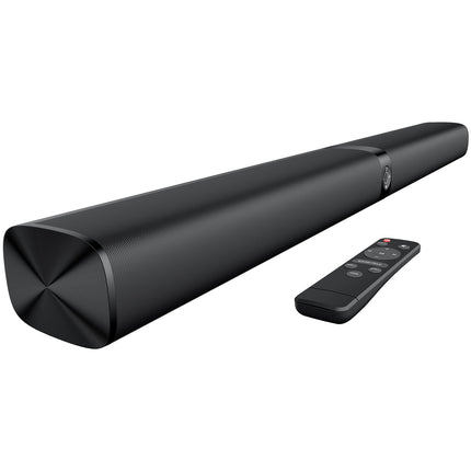 Assistrust Sound Bar for Smart TV, Soundbar with Bluetooth/ARC/Opt/AUX Connect, Auto Volume Boost, 3 Equalizer Modes, 2 in 1 Detachable Soundbar for TV/PC/Gaming/Projectors