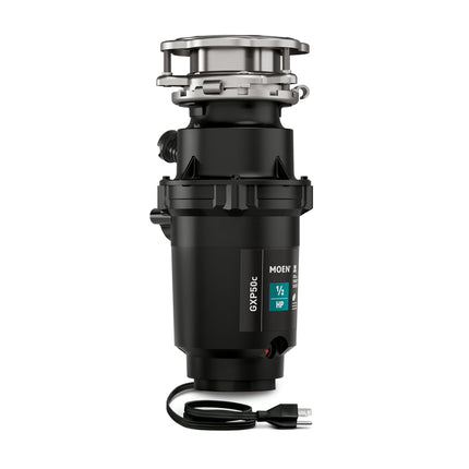 Moen Prep Series PRO Continuous Feed Compact Garbage Disposal for Kitchen Sink with Power Cord, GXP50C