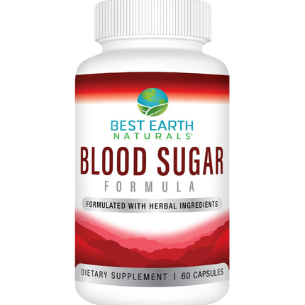 Best Earth Naturals Blood Sugar Formula with Cinnamon, Gymnema Sylvestre, Banaba, Guggul and More 60 Count