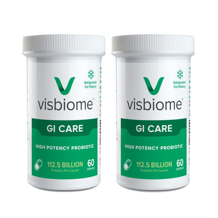 Visbiome® GI Care - High Potency Probiotic - 112.5 Billion CFU Live Probiotics, Original De Simone Formulation, Made in USA, 120 Capsules.