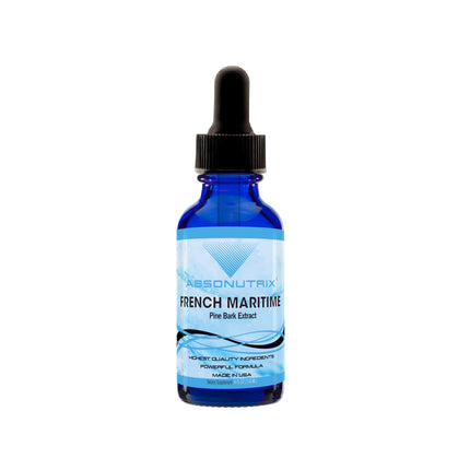 Absonutrix French Maritime Pine Bark Extract 590 mg, 4 Fl Oz Drops - 200 Servings, Bioavailability, Easy-to-Consume, Cruelty-Free, Vegetarian, Third-Party Tested, Non-GMO, Made in USA