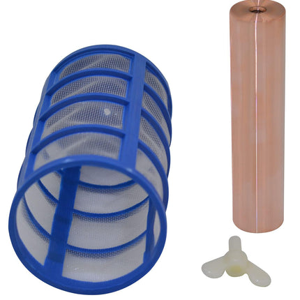 sunsest Original 0.97'' Diameter Copper Anode Replacement, Much Bigger Than 0.71'' Thicknest Copper Replacement, 4.32 x 0.97 inch, for Solar Pool Ionizer,Solar Chlorine,for Most Brand,Threaded M6