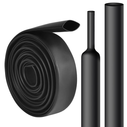 1-1/2(39mm) Heat Shrink Tubing - 3:1 Marine Grade Shrink Wrap - Large Waterproof Wire Cable Heat Shrink Tubing with Adhesive Lined - Industrial Heat Shrink Pipe Insulating Sleeve,5 Ft