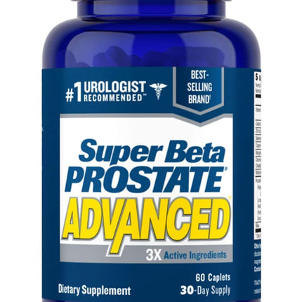 Super Beta Prostate Advanced Prostate Supplement for Men – Reduce Bathroom Trips, Promote Sleep, Support Urinary Health & Bladder Emptying. Beta Sitosterol not Saw Palmetto. (60 Caplets, 1-Bottle)