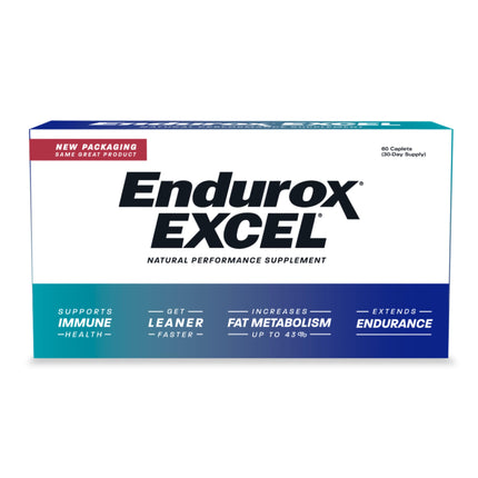 Pacific Health Endurox Excel Natural Performance Supplement, Increases Metabolism & Builds Endurance with Ciwujia (Ginseng) Root - 60 Caps