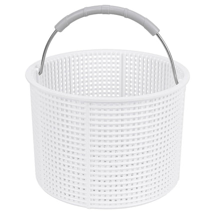 2026 New Model White SPX1082CA 7" Pool Skimmer Basket Replacement for Hayward SP1082/SP1083/SP1084/SP1085/SP1086/SP1075 Series & Aladdin B-152 Skimmers, 316 Stainless Steel Handle with Rubber Grip