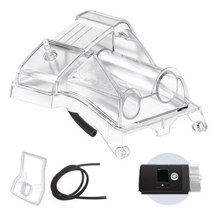 Replacement Tubing Adapter for AirSense 10 & AirCurve 10, with Silicone Gasket & 5 ft Silicone Tubing, Compatible with Cleaner and Sanitizer Machines