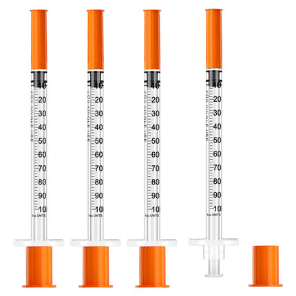 1ml 30G Syringe with 13mm Needle, Disposable Individually Wrapped, Pack of 100