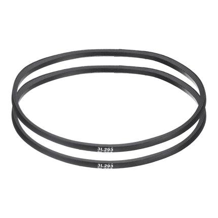 uxcell 2 Pcs 3L310 Classic Wrapped Rubber V-Belt, 31"(787mm) Outside Circumference, 3L Profile V Belt 3/8" Width 7/32" Height