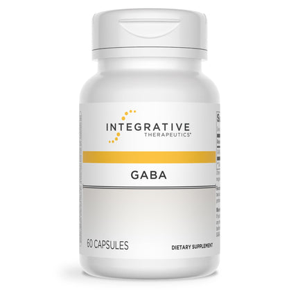 Integrative Therapeutics GABA - Brain Health Supplement that Supports Nerve Cell Function* - Support Neurochemical Balance & Neurotransmitter Production* - Dairy-Free - 60 Capsules (60 Servings)
