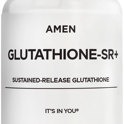 Amen Glutathione-SR+ Sustained-Release Glutathione Supplement, 60 Capsules