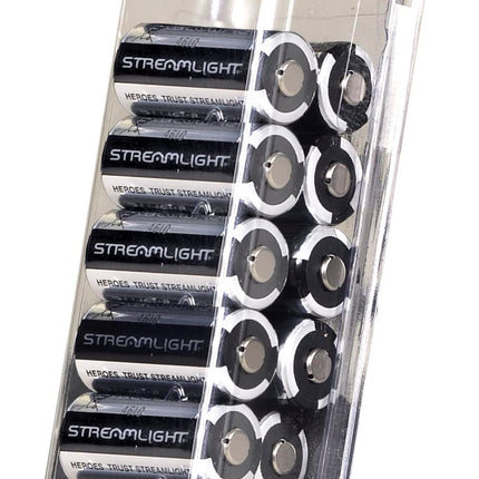 Streamlight 85177 CR123A Lithium Batteries, 3 V, 12 Count