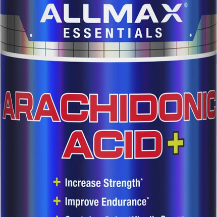 ALLMAX Essentials Arachidonic Acid+ - 120 Capsules - Increases Strength & Improves Endurance - Gluten Free - 30 Servings