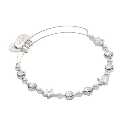 Alex and Ani Seaside Pearl Beaded Bangle