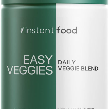 Codeage Instantfood Easy Veggies, Over 15 Vegetable Powders Equivalent All-in-One, Daily Vegan Blend, Whole Food Greens Vitamins Supplement Capsules, Phytonutrients Multivitamin, Non-GMO, 90 Capsules