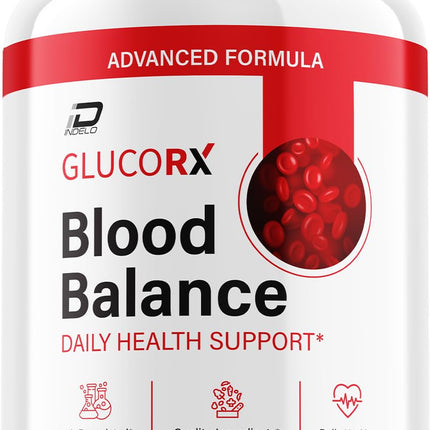 Glucorx Bloodbalance Advanced Formula Pills, Gluco-rx All Natural Supplements Reviews for Health Support - 1 Pack - 60 Capsules
