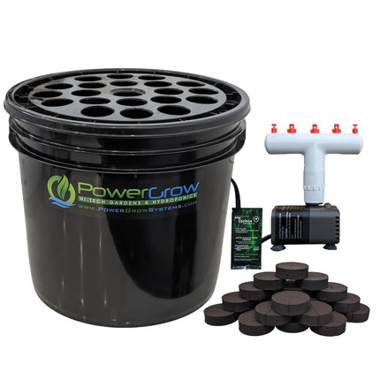 Plant Cloning Machine - Deluxe 21-Site Bucket Cloner Kit by PowerGrow Systems