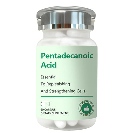 DNOUHN Pentadecanoic Acid, Pentadecanoic Acid Formula Supplement, Sourced from High-Altitude Sheep Milk, 60 Capsules
