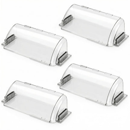 Air Vent Deflectors Adjustable Magnetic Heat and Vent Cover,9" to 15"Inches-Heavy Duty Unbreakable Plastic with Magnet Secure Design,for Vent Covers for Home Floor,Sidewall,Ceiling Registers,4 Pack