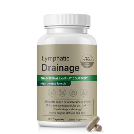 Bivinke Lymphatic Drainage Supplement, Lymphatic Drainage Capsules with Dandelion, Burdock, Cleavers & Echinacea, Supports Bloating, Fluid Balance & Daily Lymphatic Wellness – 120 Capsules