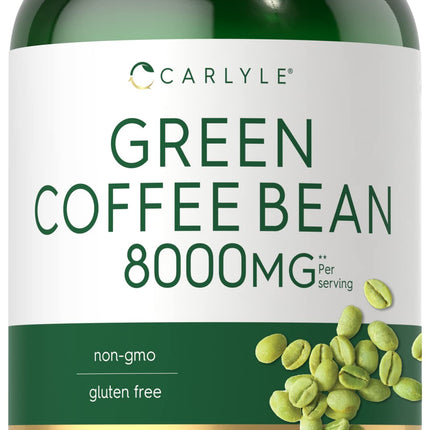 Carlyle Green Coffee Bean Extract | 300 Capsules | Traditional Herb Supplement | Non-GMO and Gluten Free Formula