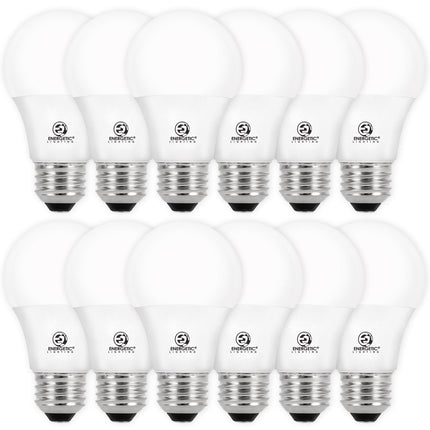 E ENERGETIC LIGHTING Dimmable LED Light Bulbs, 60W Equivalent, Soft White 2700K, 8W 800 Lumens LED Bulbs, E26 Base Standard Light Bulbs, ETL Listed, 12 Packs