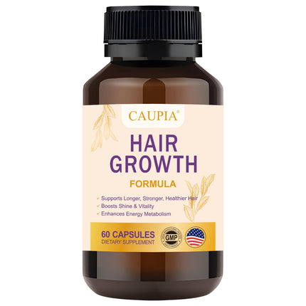 CAUPIA Hair Energy Supplement Capsules for Hair Growth - Hair & Scalp Support Supplement - 60 Capsule