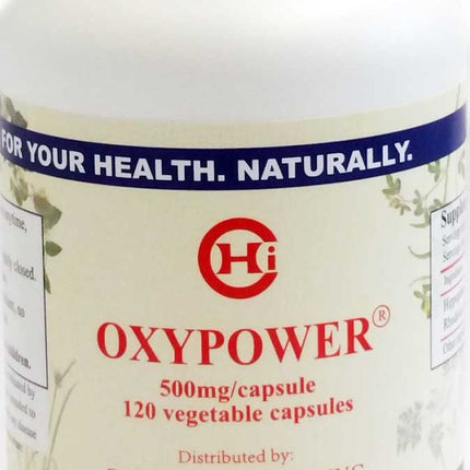 OxyPower by Chi's Enterprise 500mg, 120 Capsules