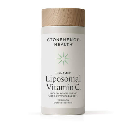 Stonehenge Health Dynamic Liposomal Vitamin C 1500mg - 90 Capsules - Advanced Formula - Phospholipids sourced from Non-GMO Sunflower, Supports Healthy Immune System, Collagen Synthesis & Brain Health
