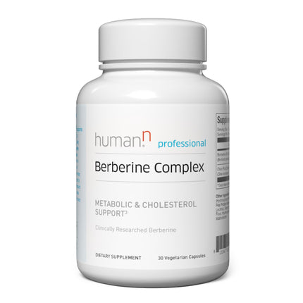 Humann Berberine Complex – Berberine Supplement for Metabolic & Cholesterol Support with Olive Leaf Extract, 30 Capsules