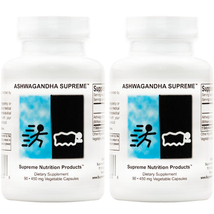 Supreme Nutrition Ashwagandha Supreme, 90 Pure Ashwagandha Vegetarian Capsules (Pack of 2)