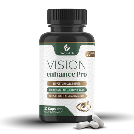 BioPeak Lab Vision Enhance Pro Eye Wellness Supplement with Lutein, Zeaxanthin & Botanical Extracts | Supports Daily Eye Wellness & Visual Comfort | 60-Day Supply