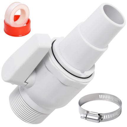 𝐔𝐩𝐠𝐫𝐚𝐝𝐞 Replacement Compatible with Hayward SP0729 Econoline 2-Way Ball Valve, 1.5" MIP x 1.5” - 1.25”, Maximum 50 Psi Pressure Rating