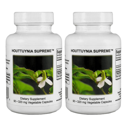 Supreme Nutrition Houttuynia Supreme, 90 Pure Herb Vegetarian Capsules (Pack of 2)